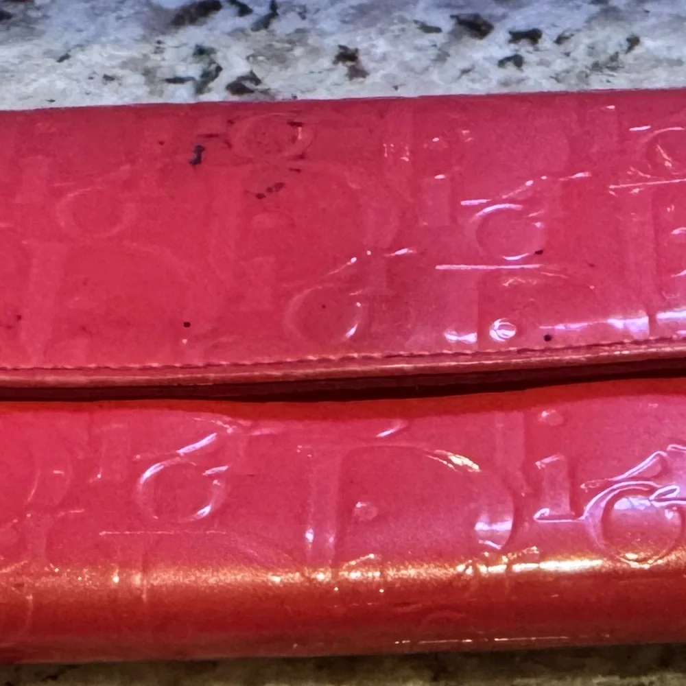 Christian Dior wallet & key holder set